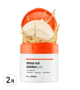 벨라몬스터 스트레스 아웃 솔루션 당근패드 70p, 70매, 2개, 170ml