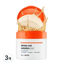 벨라몬스터 스트레스 아웃 솔루션 당근패드 70p, 70매, 3개, 170ml