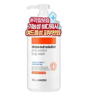 벨라몬스터 스트레스 아웃 솔루션 아크네 컨트롤 바디워시, 500ml, 1개