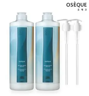 오제끄 실크 바디 필링 프리미엄 대용량 리필1000mlX2 +전용펌프증정, 1140g, 2개