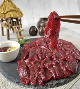 [소잡는구선생]국내산 당일작업 냉장 육사시미 뭉티기 300g/500g, 500g, 1개