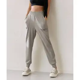 젝시믹스 미디엄페더 인밴드 조거팬츠 바지 시머그레이