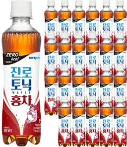 진로 토닉 워터 홍차 제로 칼로리, 300ml, 24개