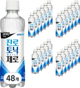 하이트진로 진로토닉워터제로, 300ml, 48개