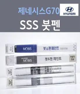 순정품 현대 제네시스 G70 PH3 비크블랙 스프레이 페인트 + 투명스프레이 200ml