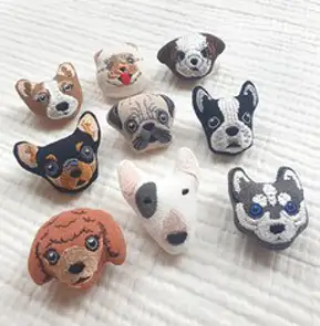 아트박스/로고마크 강아지 뺏지 시즌4