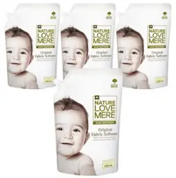 네이쳐러브메레 유아 오리지널 섬유유연제 리필, 4개, 1300ml