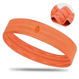 러닝귀마개 이어워머 방한귀마개 WEST BIKING 통기성 스웨트밴드 스포츠 헤어 밴드 여성용 미끄럼 방지 탄성 농구 배구 요가 머리띠, 315 뉴 오렌지