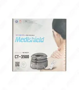 메디쉴드 목견인기 CT-3500 전동마사지기 거북목 목보호대 목탈출증 디스크 교정용품, 1개