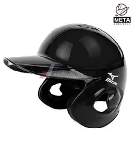 MIZUNO 미즈노 양귀 헬멧 2HA188 (적색), 적색, 1개