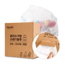 코멧 250시리즈 매직 리필 무향 비닐봉투, 21L, 10개