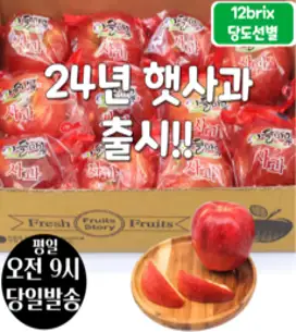 가정용 엔부사과 흠과 2.5kg (5-11과 내외), 1개
