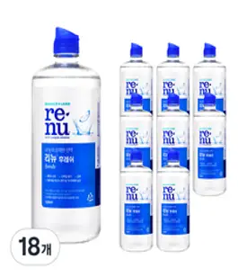 리뉴 후레쉬 렌즈 세정액, 120ml, 18개