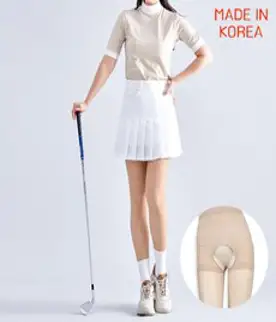 [국내제조올풀림방지] 밑트임 여름 여성 논슬립 골프 팬티 압박 스타킹 자외선 uv 차단 여름용 냉감 고리형 무광