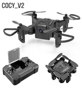 접이식 미니RC드론 오토호버링 고도유지 입문용드론 국내배송 미니드론, 블랙