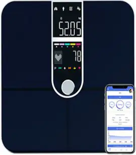 앳플리 T8 스마트 더블스마트인 바디 체중계, T8scale, 셀레스티얼 블루, 1개