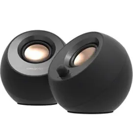 PLEIGO LED 패브릭 블루투스 스피커, BS15, 블랙
