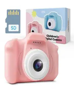 알테지 어린이 디지털 카메라 + 16G SD카드 세트, KD1000(인디핑크), 1세트
