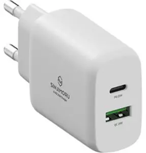 밸류엠 USB PD C타입 18W 고속 충전기, 화이트, 1개