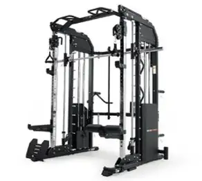 이고진 스미스머신 6822SM 가정용 홈짐 헬스기구 멀티랙 파워랙 듀얼풀리 120kg 블럭 포함, 단품