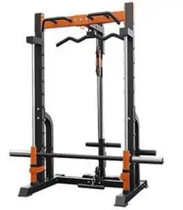 스미스 머신 가정용 파워랙 멀티랙 로잉 운동기구 홈트 세트 홈짐, 스쿼트 스탠드+80kg 원판
