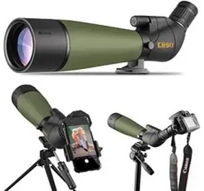 Gosky 20-60X80 필드 스코프 니콘 어댑터 스포팅 조류 관찰 천문학 별 별이 빛나는 성운, Gosky 80+ 어댑터 NIKON