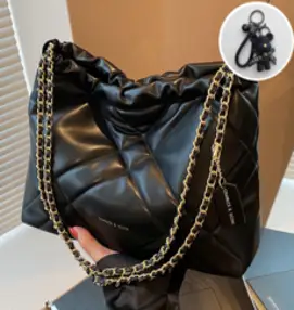 제이두두 여성숄더백 크로스백 부드러운 가죽 여성가방 퀼팅 체인백 J013 +키링