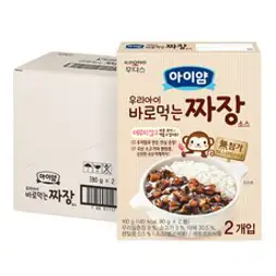 아이얌 바로 먹는 소스, 짜장, 160g, 8개