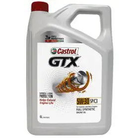 캐스트롤 GTX SN C3 5W30 6리터 가솔린 디젤 DPF 겸용 합성엔진오일 엔진오일, 1개, 6L