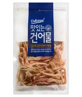 해맑은푸드 바베큐 조미오징어, 300g, 1개