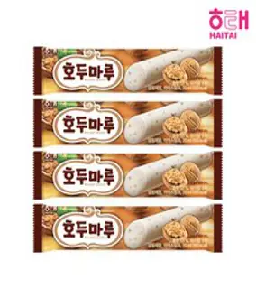 [해태] 호두마루 아이스크림 간식, 40개, 70ml