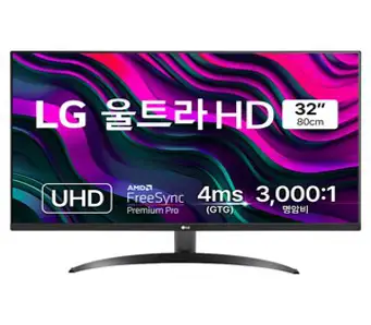 LG전자 4K UHD 울트라HD 모니터, 80cm, 32UR500