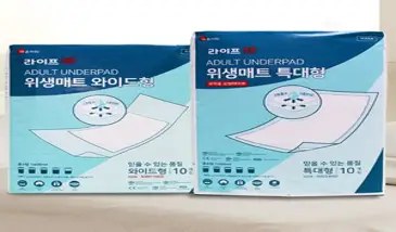 어르신 기저귀 라이프업 요실금 성인용 위생깔개 60매 2종, FREE(onesize), 60개입, 1개