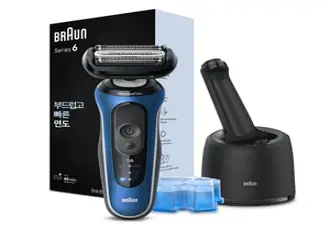 BRAUN 시리즈 6 전기면도기, 62-B7000cc, 블루