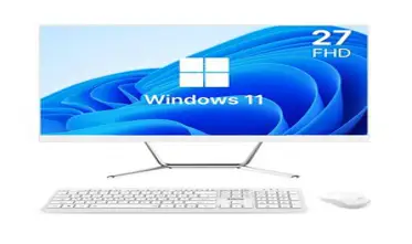 디클 27인치 N5095 올인원 일체형PC 윈도우11포함 무선키보드 마우스 증정, 화이트, A27N, 256GB, 16GB, WIN11 Home