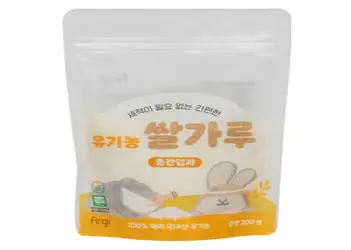 퍼기 유기농 이유식 쌀가루 중간입자, 200g, 1개