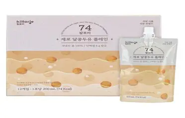 킬로리 제로 달콩 단백질 두유 플레인, 12개, 200ml