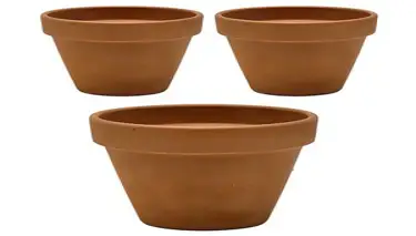 독일토분 오리지널 화분, 황토, 10호(10.3 x 5.8 x 8.7 cm), 3개